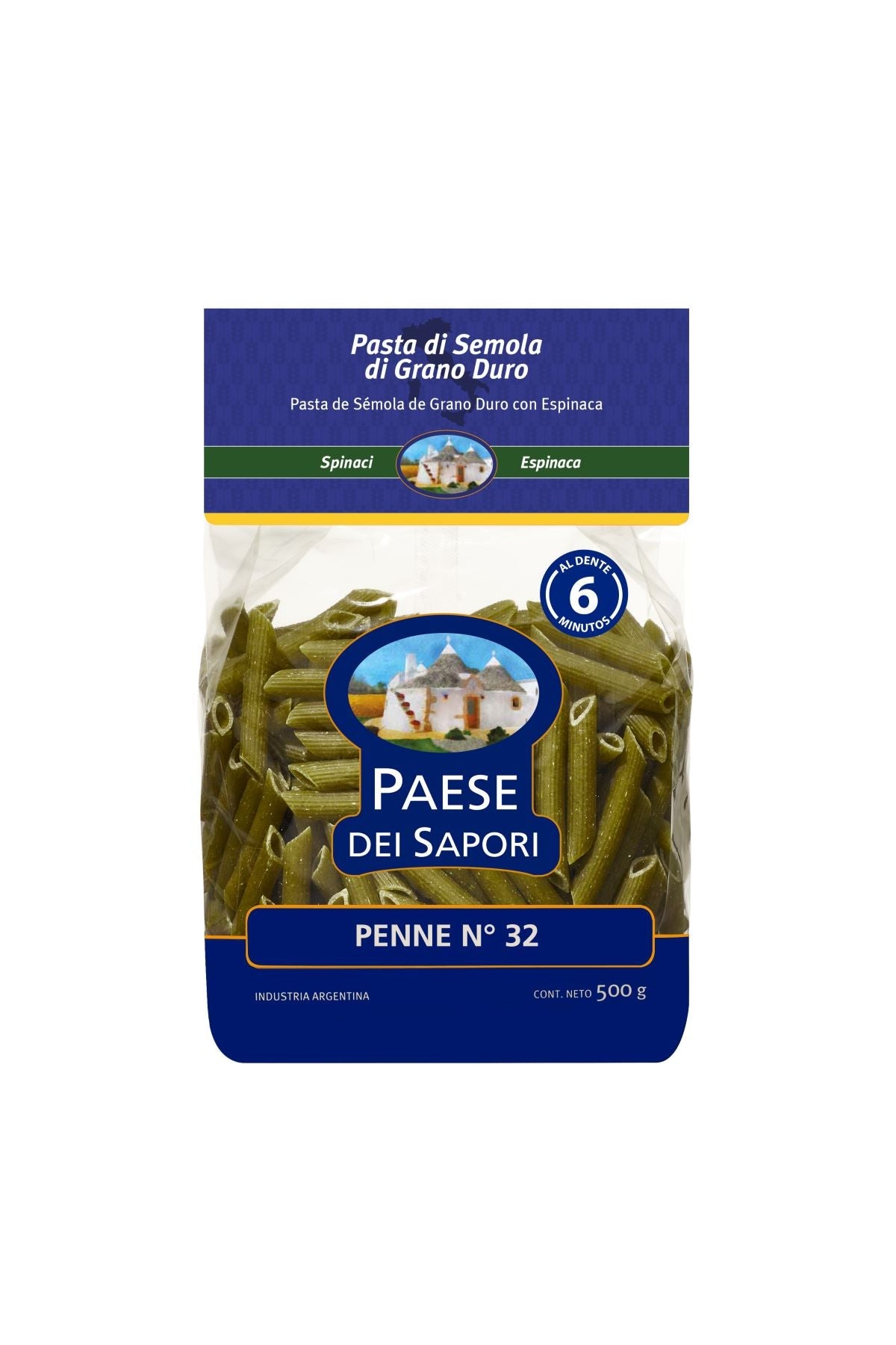 Penne N°32 Espinaca