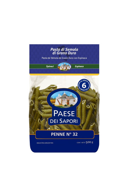 Penne N°32 Espinaca