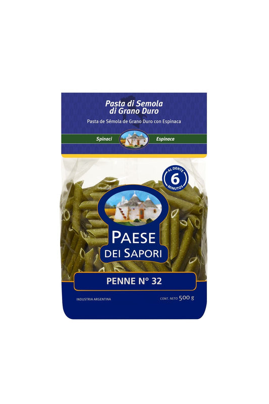 Penne N°32 Espinaca